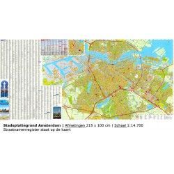 Stadsplattegrond Amsterdam 1:14.700